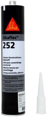 Sika Sikaflex 252 1-Komponenten-Polyurethan-Klebstoff, 300ml, weiß