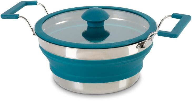 Camp4 Kochtopf, faltbar, Silikon, 20x10cm, Petrol