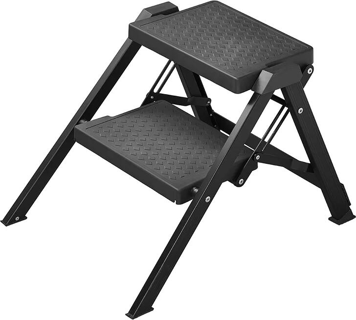 Pro Plus Alu Doppeltrittstufe, faltbar, schwarz
