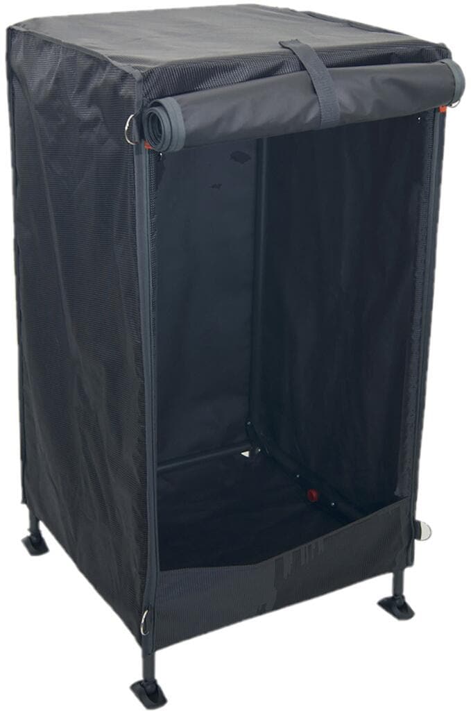 Crespo AP-102 Kleiderschrank, 54x52x104cm, schwarz