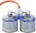Cadac Dual Power Pak Gasdruckregler mit Schlauch für Gaskartuschen, 30mbar