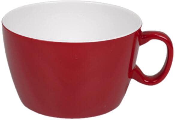 Bo-Camp Suppentasse, 400ml, 4er-Set, rot