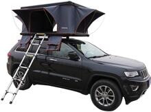 KingCamp Boundless Hartschalen Dachzelt Automatik Box, 2-Personen, 210x132x90cm, grau/schwarz