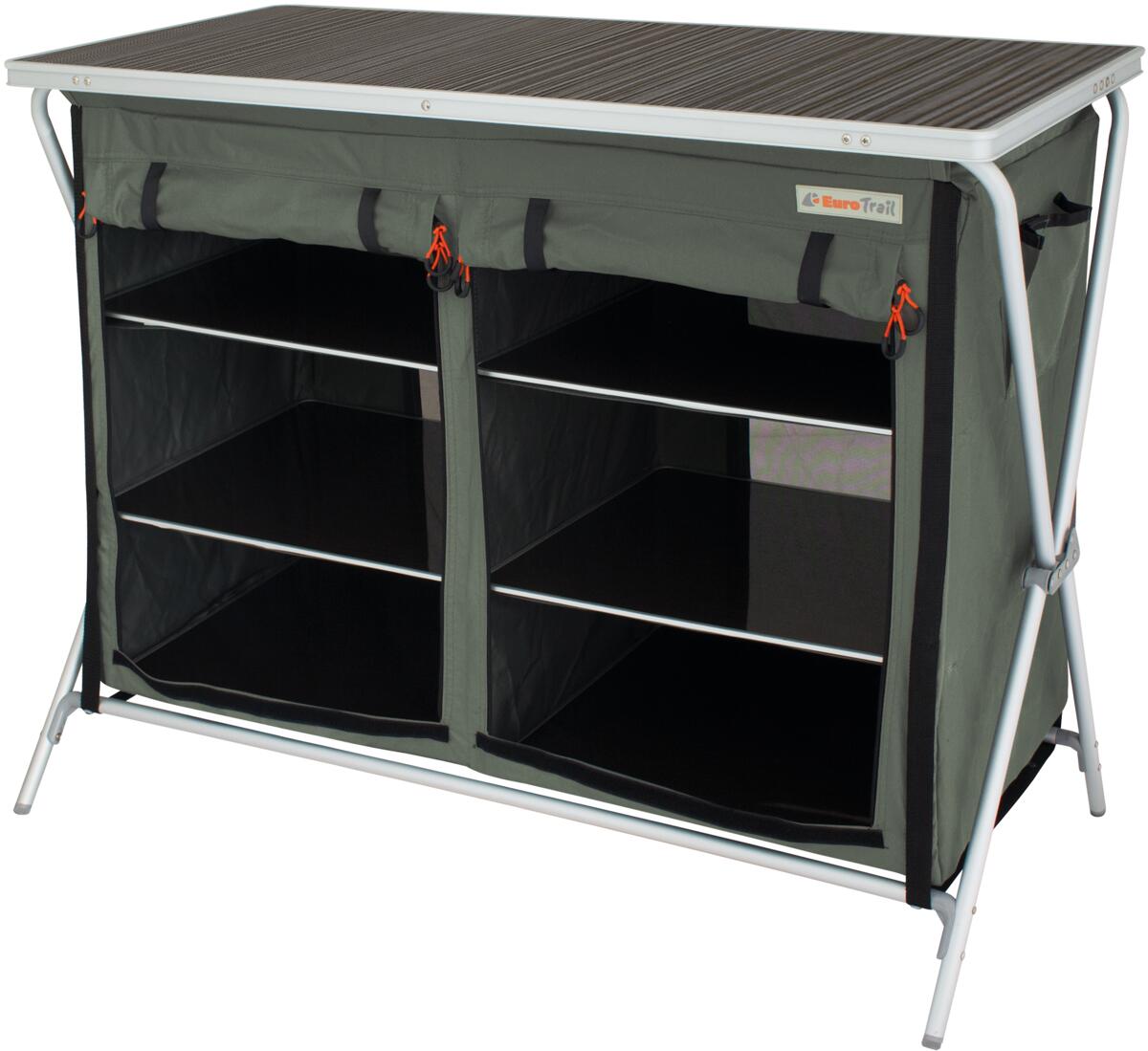 EuroTrail Brocas Faltschrank, 110x52x90cm, anthrazit