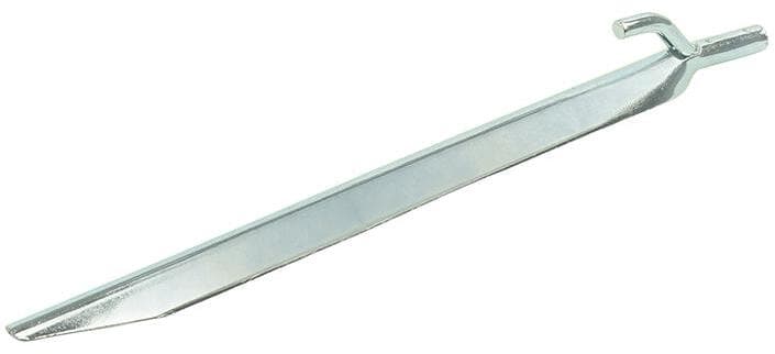 Zelthering aus Stahl mit Haken, 25cm