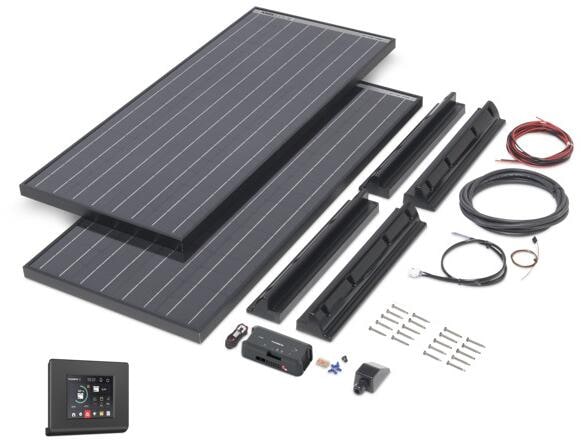 Büttner Elektronik Autarkie Kit 2 Solar-Komplettanlage, 2x130Wp