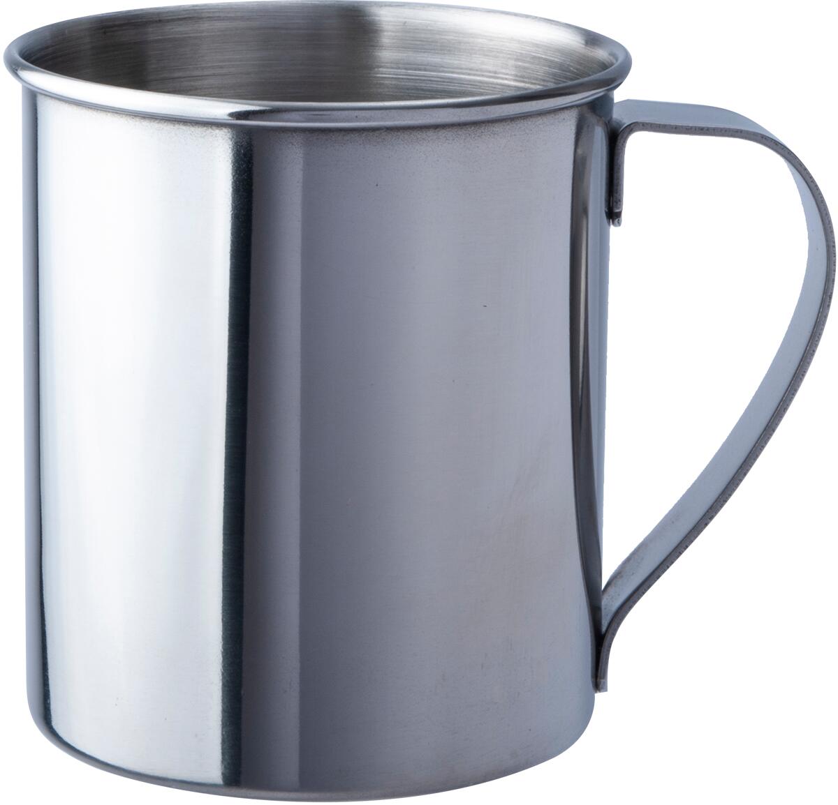 BasicNature Edelstahlbecher, poliert, 0,3L