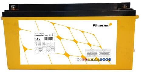 Phaesun Sun Store AGM 175 AGM-Batterie, 175Ah