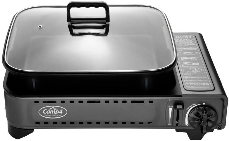Camp4 Grillpfanne für Gourmet BBQ