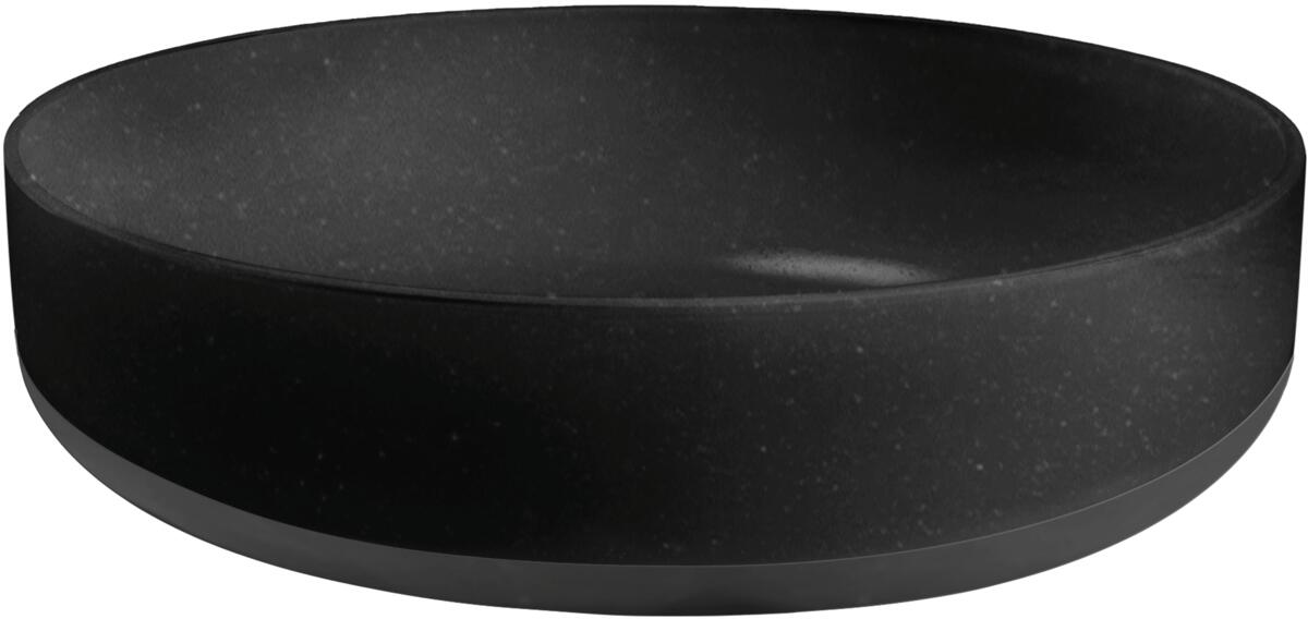 Brunner Odette Teller, Suppenteller Ø21cm, schwarz