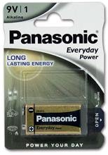 Panasonic Alkaline Blockbatterie, 9V