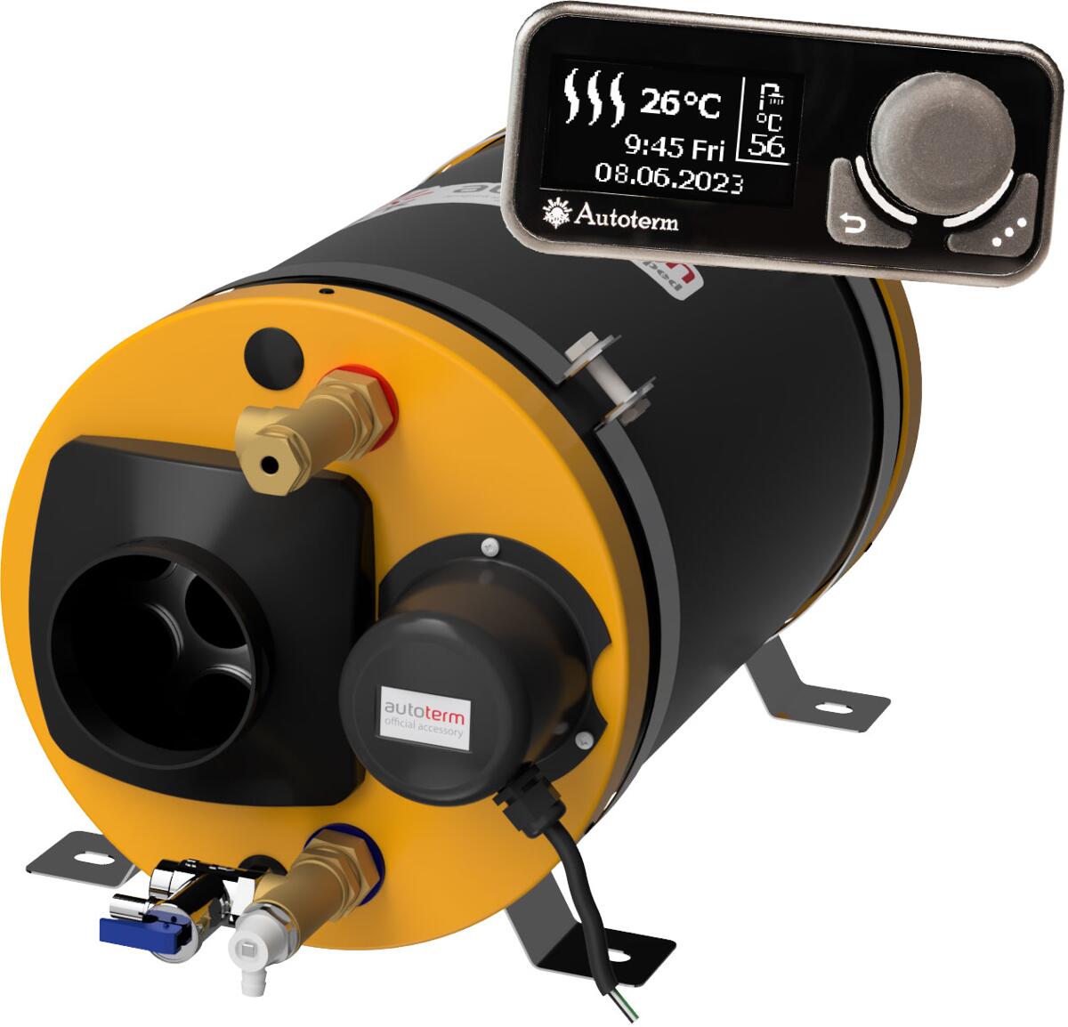 Autoterm tigerexped combiBOIL Warmwasserboiler mit Comfort Boiler Control, 9l, 12V, 300W