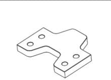 Carbest Distanzstück für Rangierhilfe, 16mm, 1 Paar