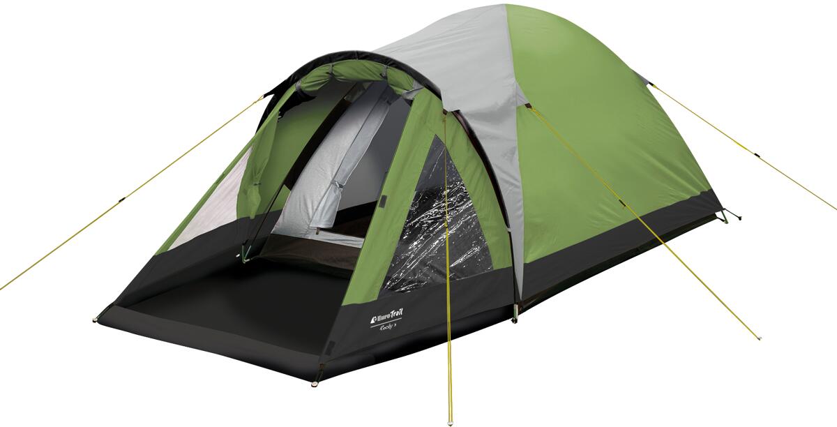 EuroTrail Rocky Kuppelzelt, grün, 3-Personen