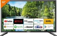 Antarion Smart TV, 32"(81cm) inkl. DVD, DVBT-2, 12/24/220V, schwarz