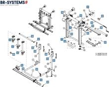 Abstandshalter 2. Rad - BR-Systems Ersatzteil Nr. BKL-ACC-GAM - für Bikelift