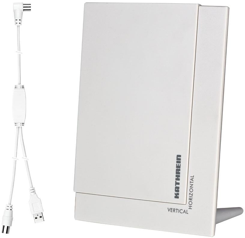 Kathrein BZD 32 DVB-T/T2-Indoor Antenne mit USB-Fernspeisekabel für Fernseher