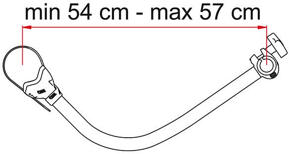 Fiamma Bike-Block Fahrradhalter, Pro 4, grau
