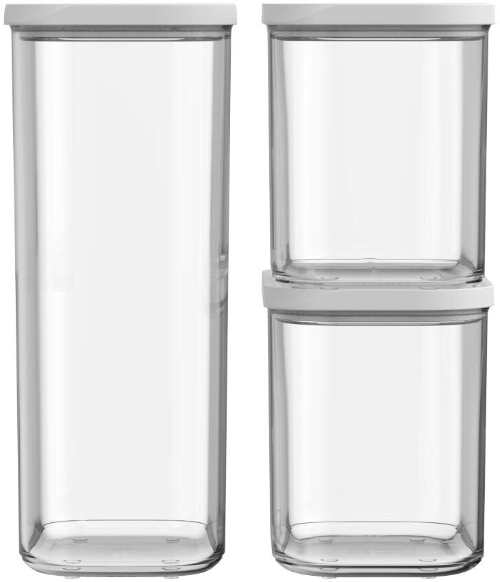 Mepal Modula Vorratsdosen-Set, 3-teilig, weiß
