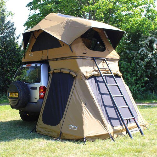 Eurotrail Unterzelt für Dachzelt Victoria 160, 170x165cm, braun