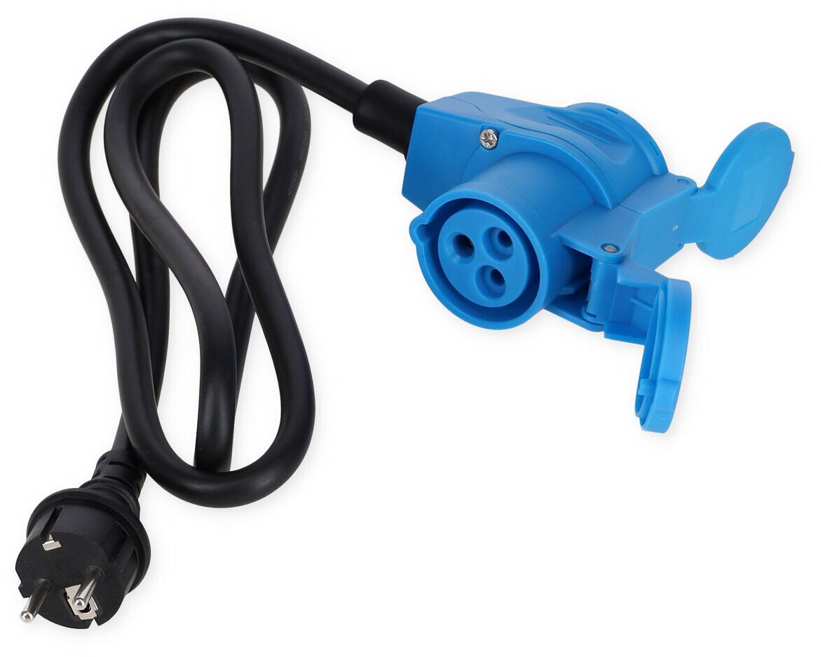 Camping Wagner VoltMade Basic Schuko-CEE Adapterkabel, Winkelkupplung, 1,5m