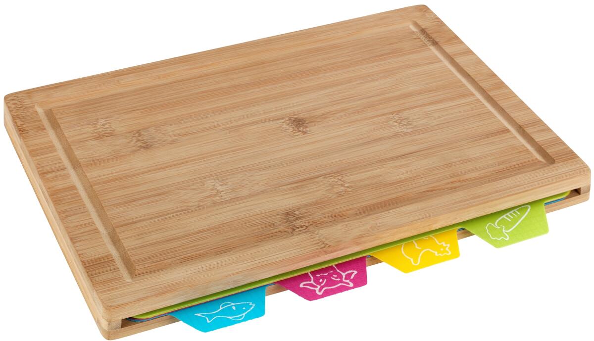 Wenko Bella Schneidebrett mit Schneideauflagen