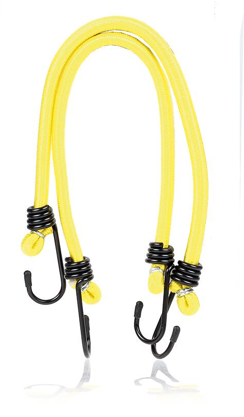 Alca Transport Flex Gepäckspanner, 2er-Set, 40cm, gelb