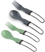 GSI Outdoors Tekk Besteckset, faltbar, 2-teilig