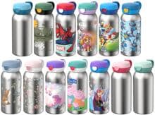 Mepal Campus Edelstahl-Trinkflasche mit Klappdeckel, 600ml