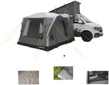 Outwell Daytona Air Busvorzelt, 310x250cm, grau inkl. 2 Bodenplanen und Vorzeltteppich - Camping Wagner Edition