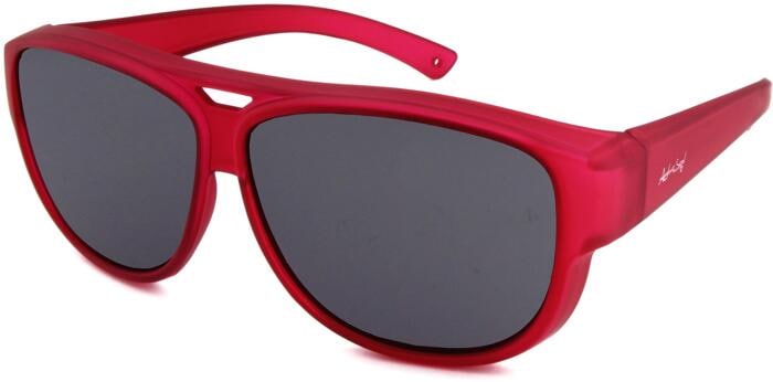 ActiveSol El Aviador Überzieh-Sonnenbrille, rot