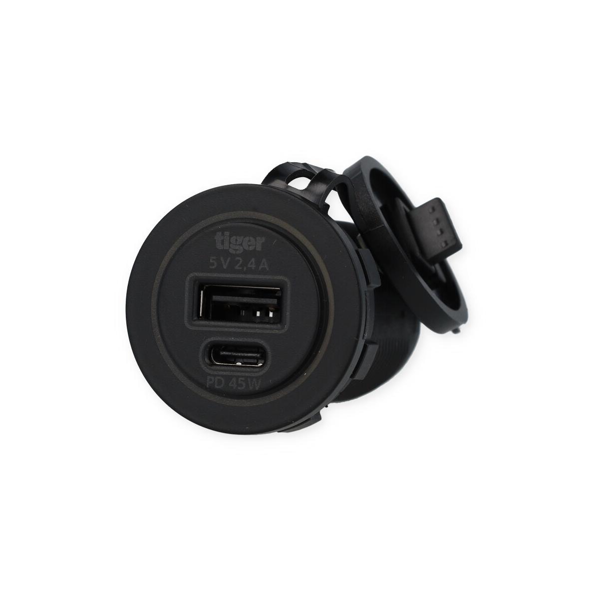 Tigerexped USB-Ladebuchse mit Auto-Light-Off, 24,95 €