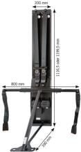 CTA Gurtbock für Fiat Ducato ab Bj. 07/2006 Chassis mit hohem Leiterrahmen, 800mm