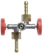 Gimeg Zweiwege-Abzweigventil 2x1/4"