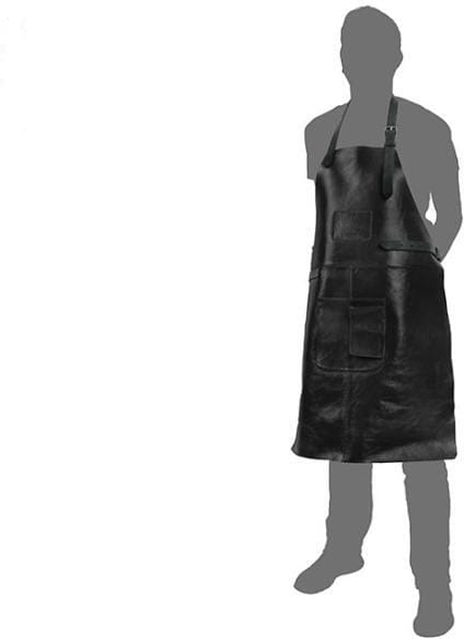 Holiday Travel Grillschürze, Leder, schwarz
