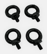 Horntools ExRoof Ringschrauben für Dachträger , 4er-Pack, schwarz