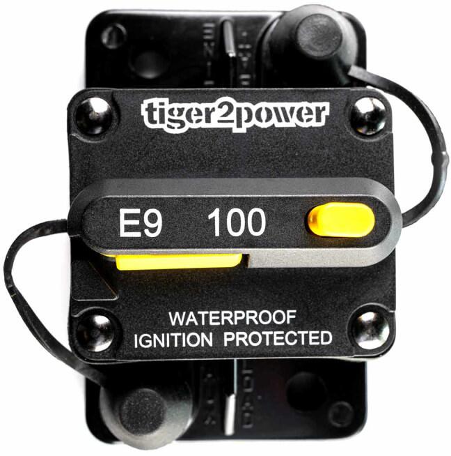 tigerexped Sicherungsautomat mit Resetschalter, M6, 100A