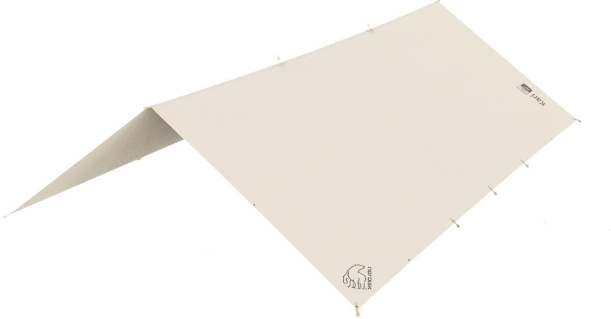 Nordisk Kari 20 Baumwoll Tarp, 400x500cm, natural