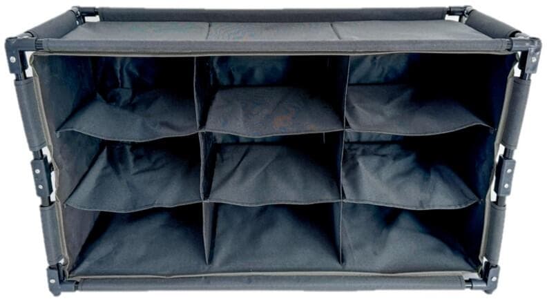 Camp4 Box 9 Schuhschrank, 9 Fcher, dunkelgrau bei Camping Wagner  Campingzubehr
