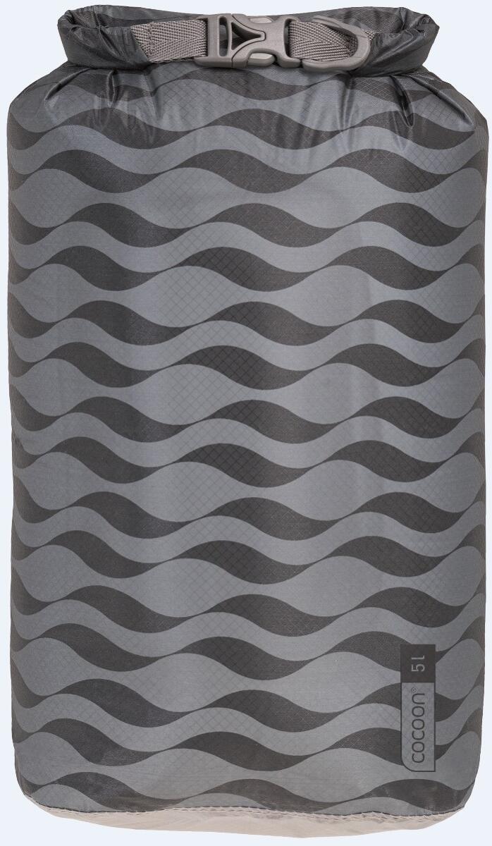 Cocoon Ultralight Drybag, 5l, grey waves