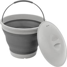 Outwell Collaps Eimer mit Deckel, faltbar, 11L, grau