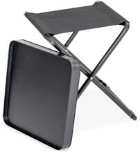 Camp4 Teramo Hocker mit Tischplatte, schwarz