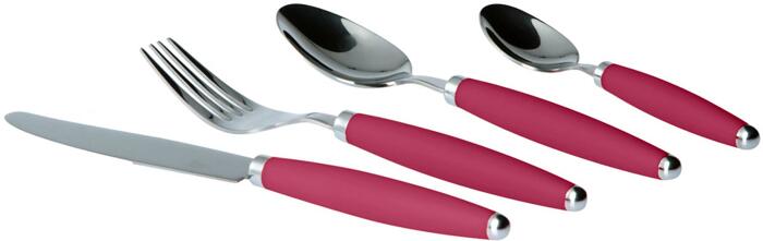 Campingbesteck Tosca brombeer Gimex