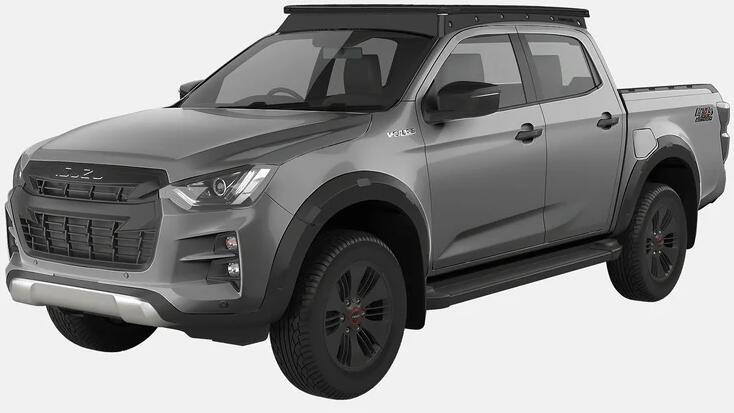 Horntools ExRoof Dachträger für Isuzu D-Max 2021 Double Cab, schwarz