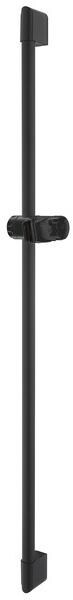 Duschstange mit Brausehalter, 650mm, Ø22mm, schwarz/matt