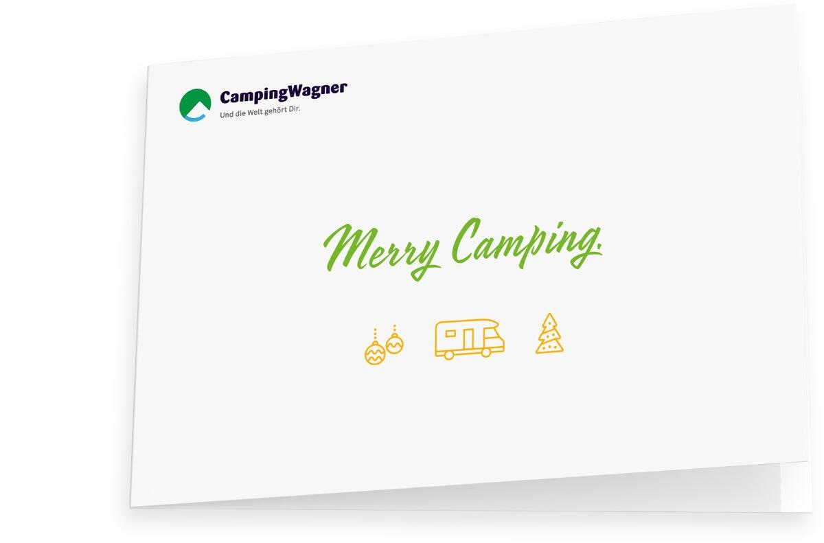 Camping Wagner Geschenkgutschein Weihnachten 25 € per E-Mail zum Selbstdrucken