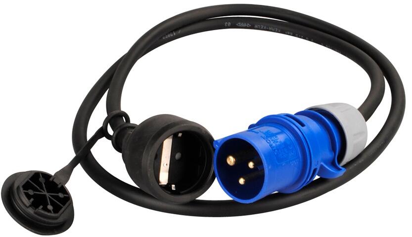 Jäger CEE/Schuko Adapter, 1,5m