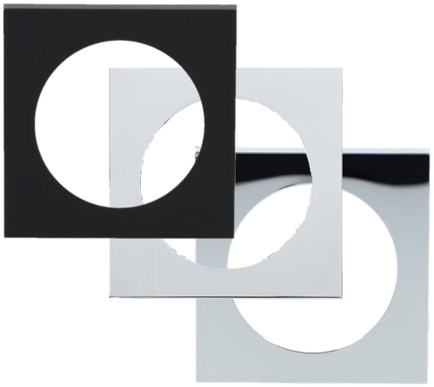 Berker Integro Pure Rahmen 2-fach Schwarz Matt – Minimalistischer Schalterrahmen Für Die Unterputz-Installation