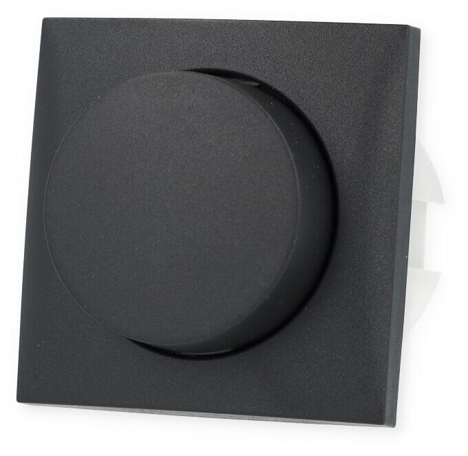 Berker Integro Flow/Pure LED-Drehdimmer, 12V, anthrazit