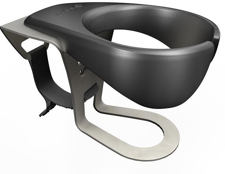 Aguti CUP-IN Cupholder für VW T5/T6 + Mercedes V-Klasse, breit, titanium